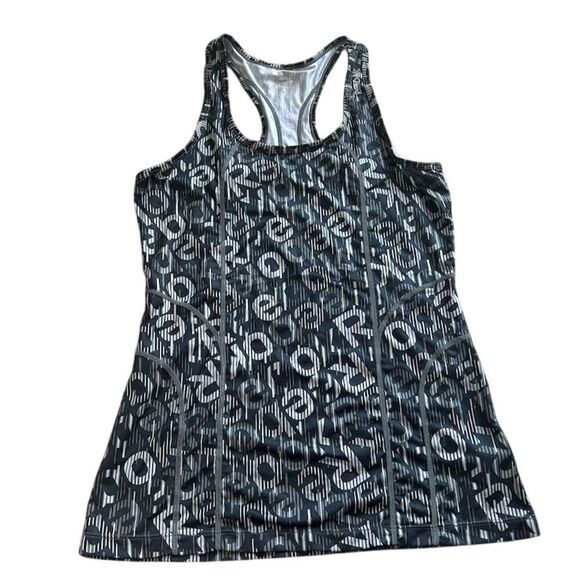 Reebok Tops - Reebok Women's XS Black Logo Racerback Tank Top Gym Yoga Sleeveless